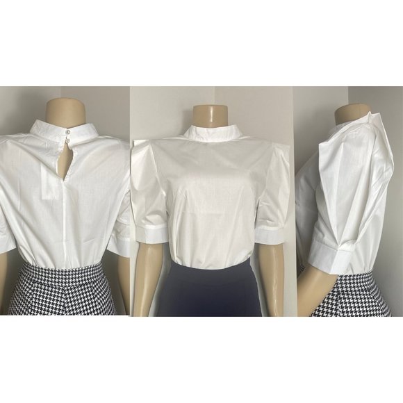 WHITE BLOUSE - Picture 2 of 2